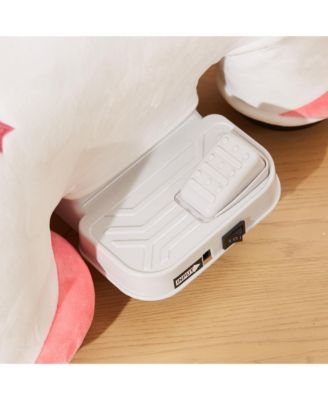 6V Kids Electric Ride on Unicorn w/ Music Forward,