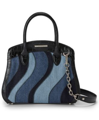 Rosetta Medium Denim Satchel Bag