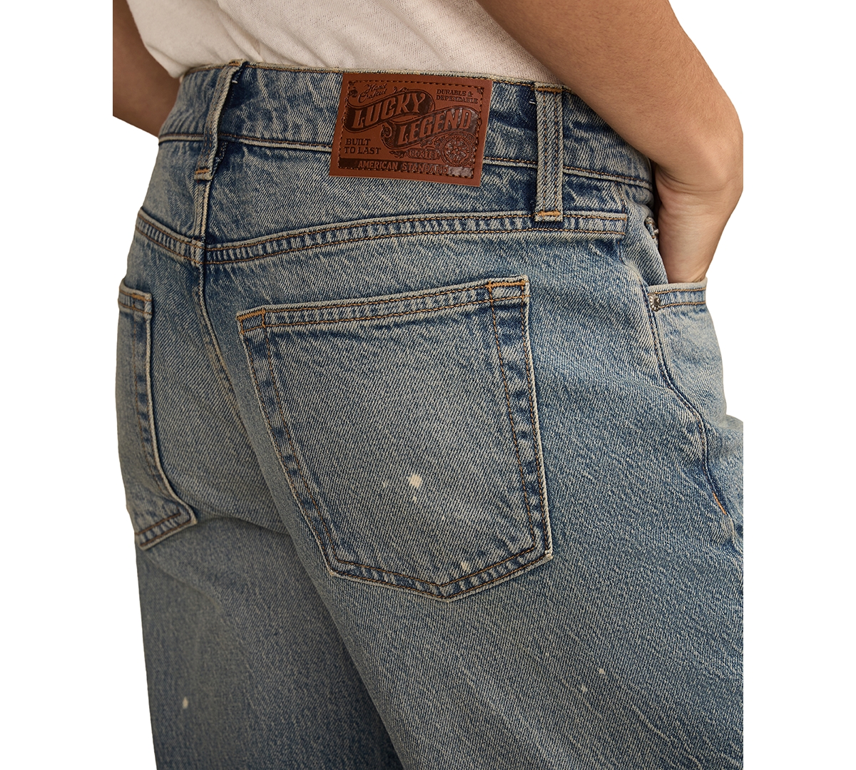 Lucky Brand Women's Legend Low Rise Baggy Jeans In Blue