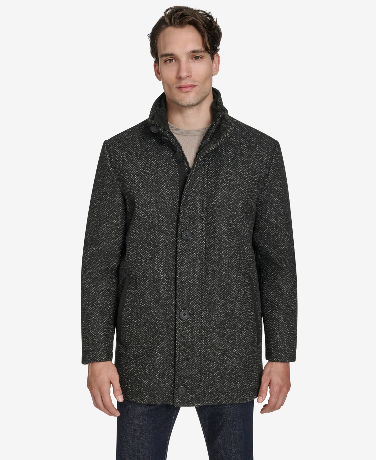 Marc New York Men's Dorsey Plaid Jacket In Gray