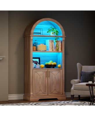 71" Arched Cabinet with 3-Color LED & Motion Sensor
