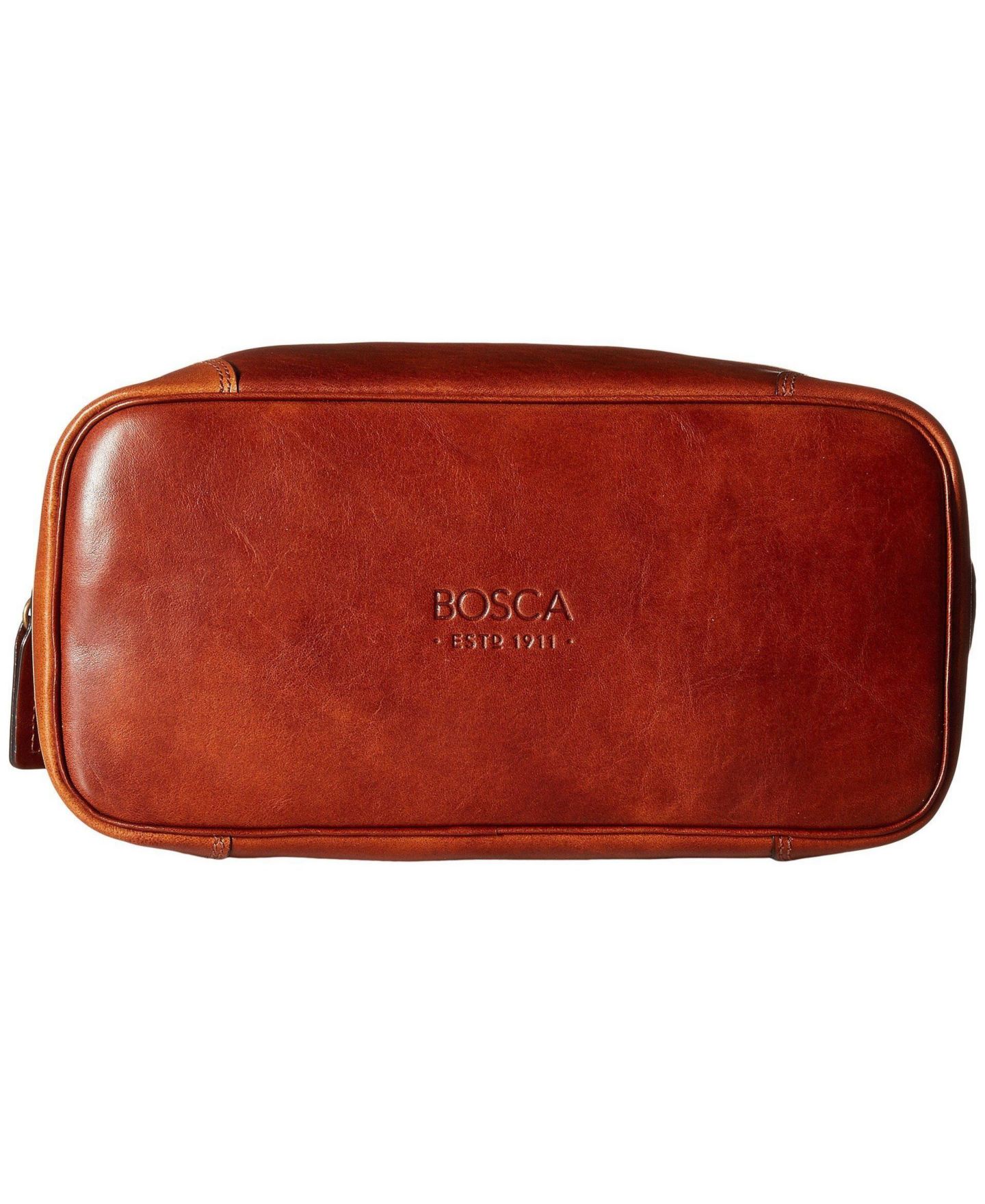 Сумки Bosca Dolce Shave Kit, цвет: Янтарный — фото 4