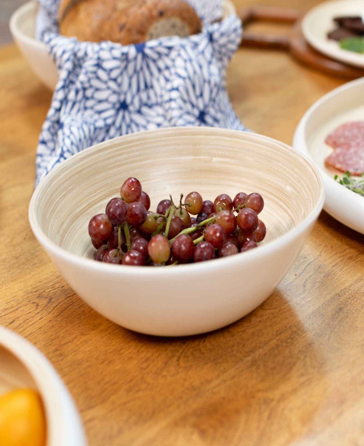 Joyce Chen Lexa Collection 3-pc. Serving Bowl Set In White