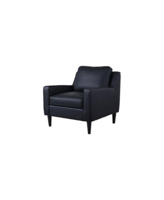 Lazio High Quality Leather Chair, Black