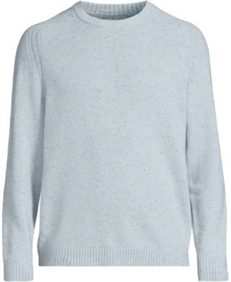 Men's Long Sleeve Lambswool Crewneck Sweater
