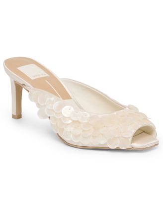 Dolce Vita - Women's Samary Confetti Sequin Peep Toe High Heels