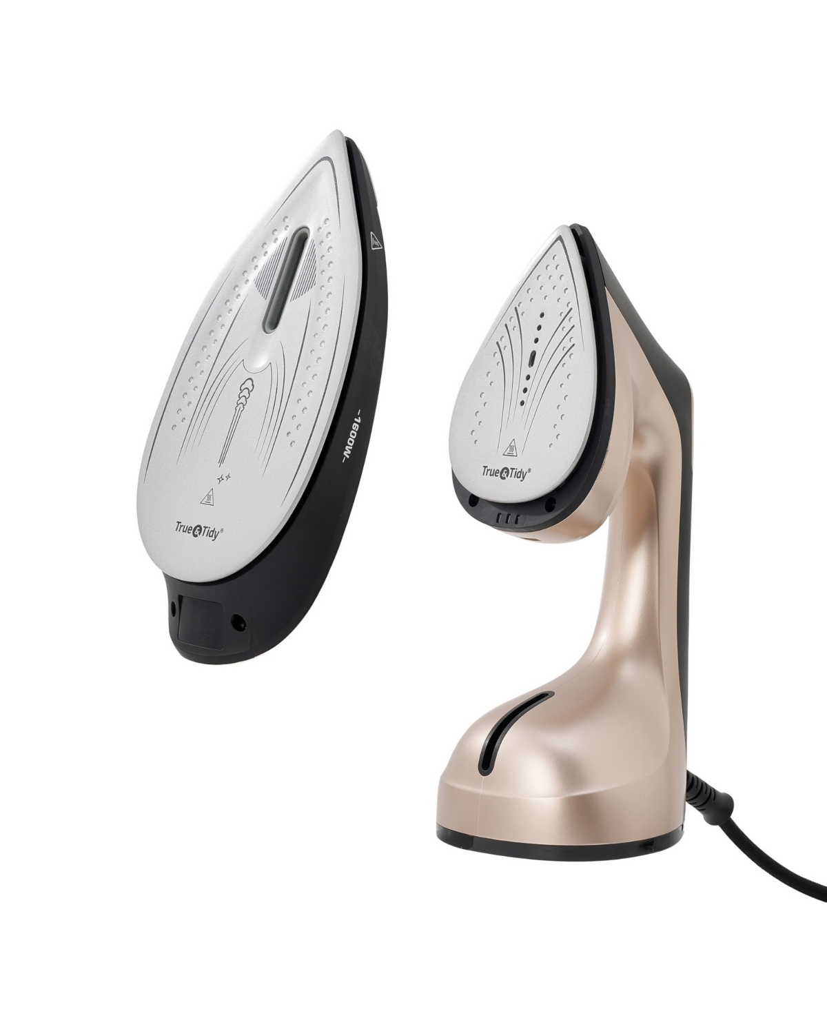 True & Tidy Duopress Xl Iron And Steamer In Gold