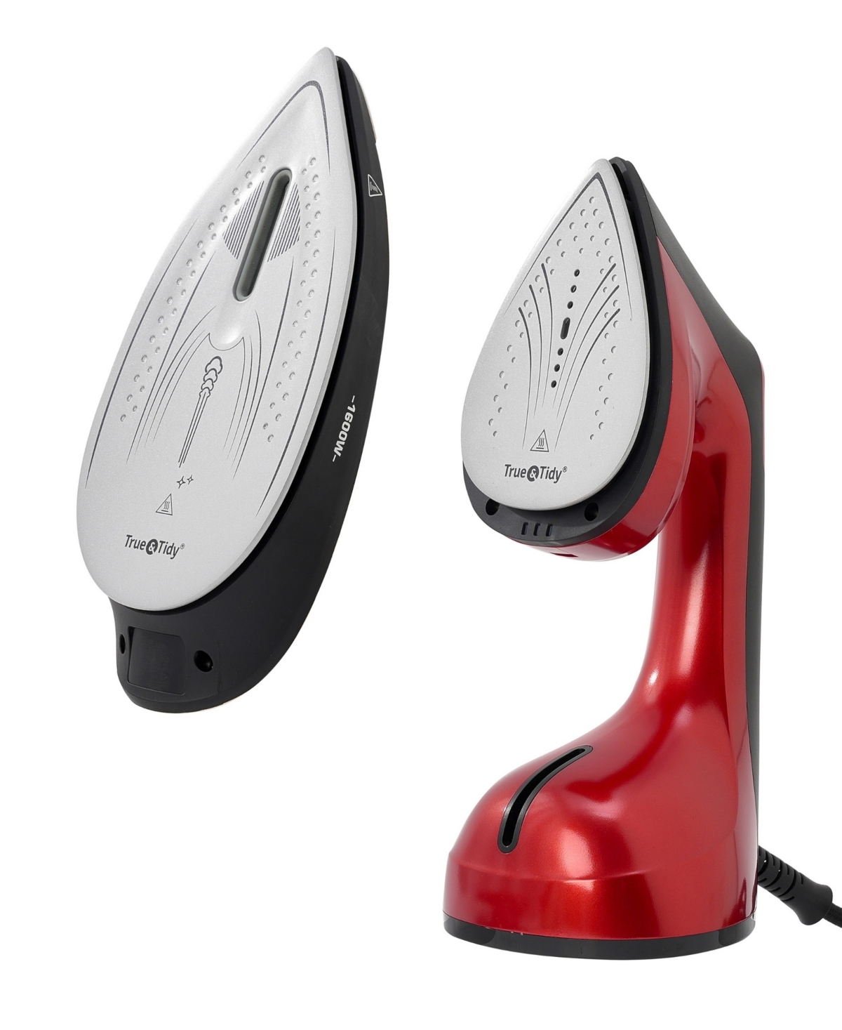 True & Tidy Duopress Xl Iron And Steamer In Red