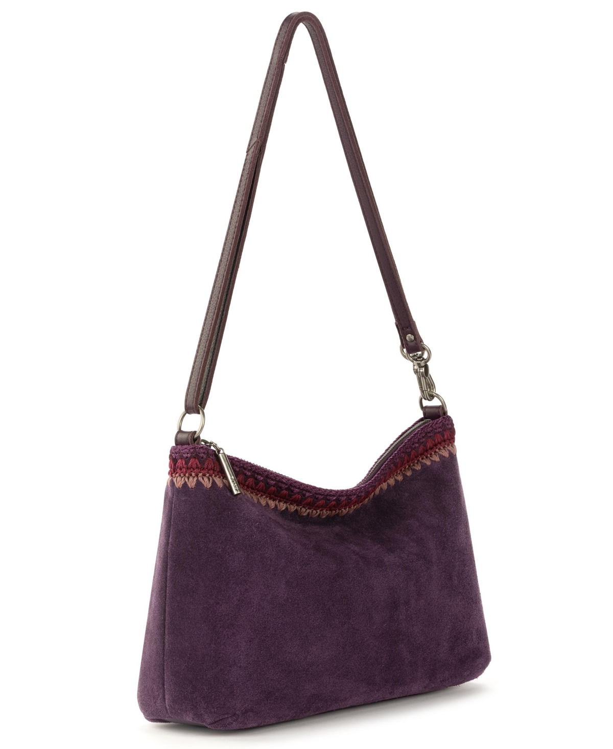 The Sak Women's Lumi Leather Convertible Crossbody In Purple