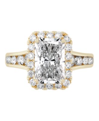 IGI Certified Lab Grown Diamond Ring (4 ct.t.w.) in 14k White or Yellow Gold