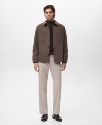 Men's Regular-Fit Pleated Pants