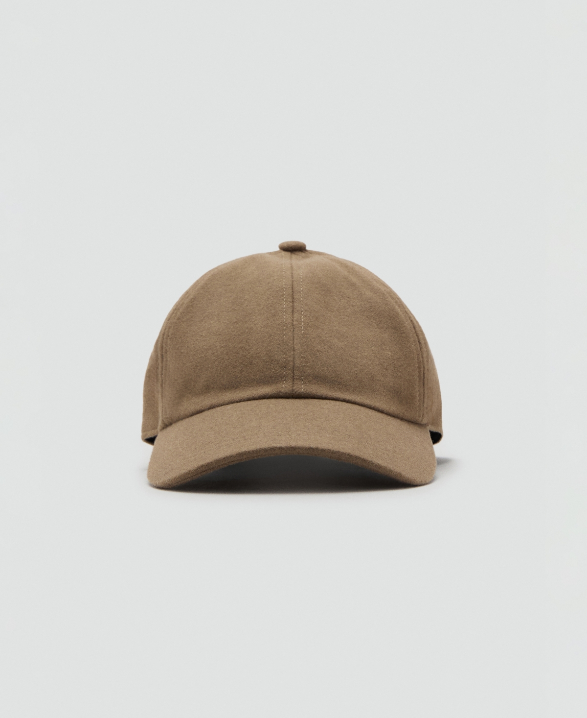 Mango Men's Wool-blend Hat In Brown