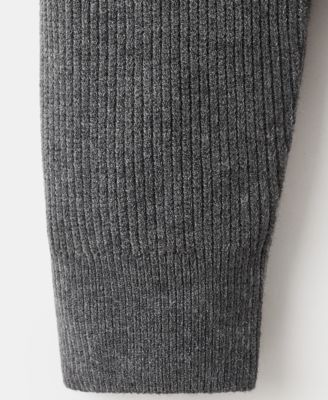 Men's Ribbed Wool-Blend Sweater