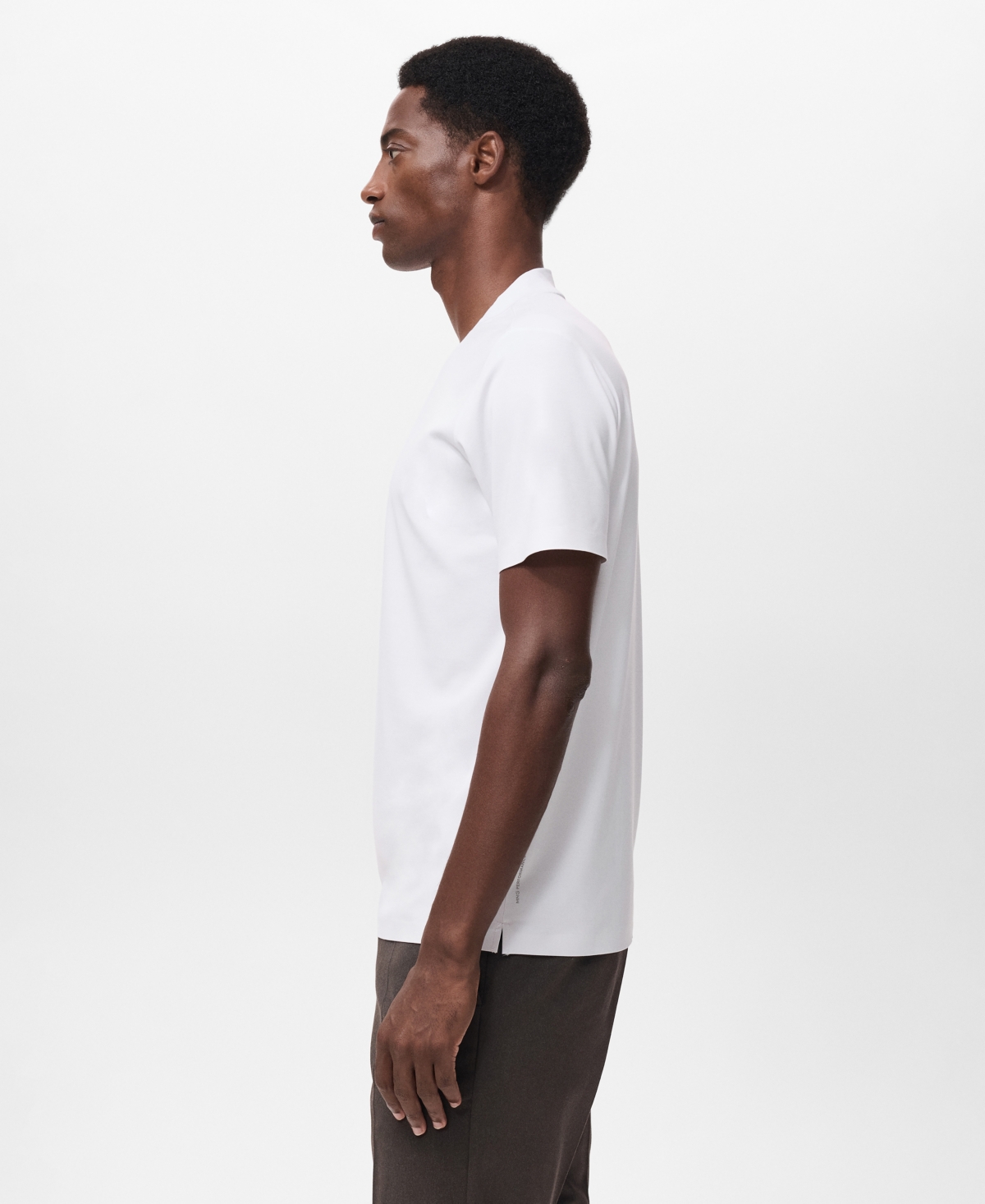 Mango Men's Coolmax Slim Fit T-shirt In White