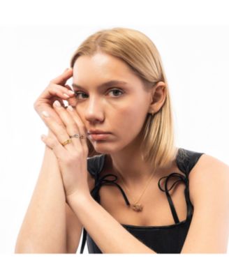 Sterling Silver Safety Pin Ring