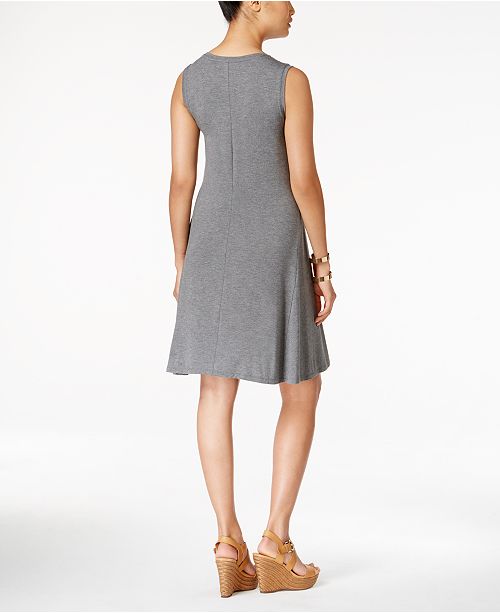 Style & Co Sleeveless A-Line Swing Dress, Created for Macy's - Dresses ...