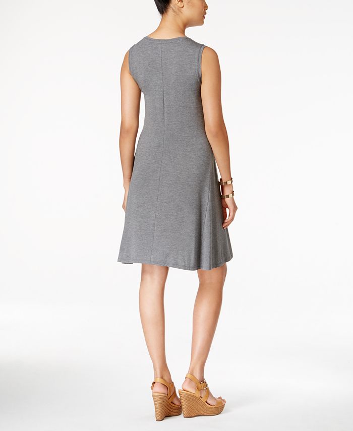 Style & Co Sleeveless ALine Swing Dress, Created for Macy's Macy's
