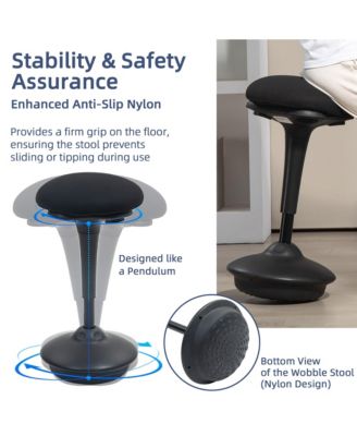 Adjustable Active Sding Stool with Rocking Motion,