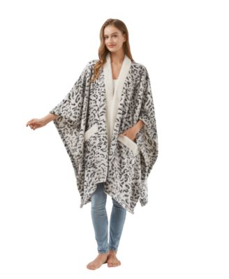 Cozy Plush Printed Wrap, 50" x 70", Exclusively at Macy’s