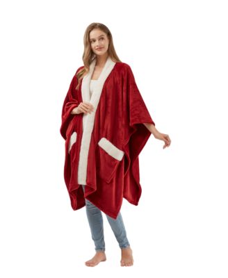 Cozy Plush Printed Wrap, 50" x 70", Exclusively at Macy’s