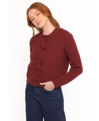 Women's Wilde Bow Front Cardigan Sweaters