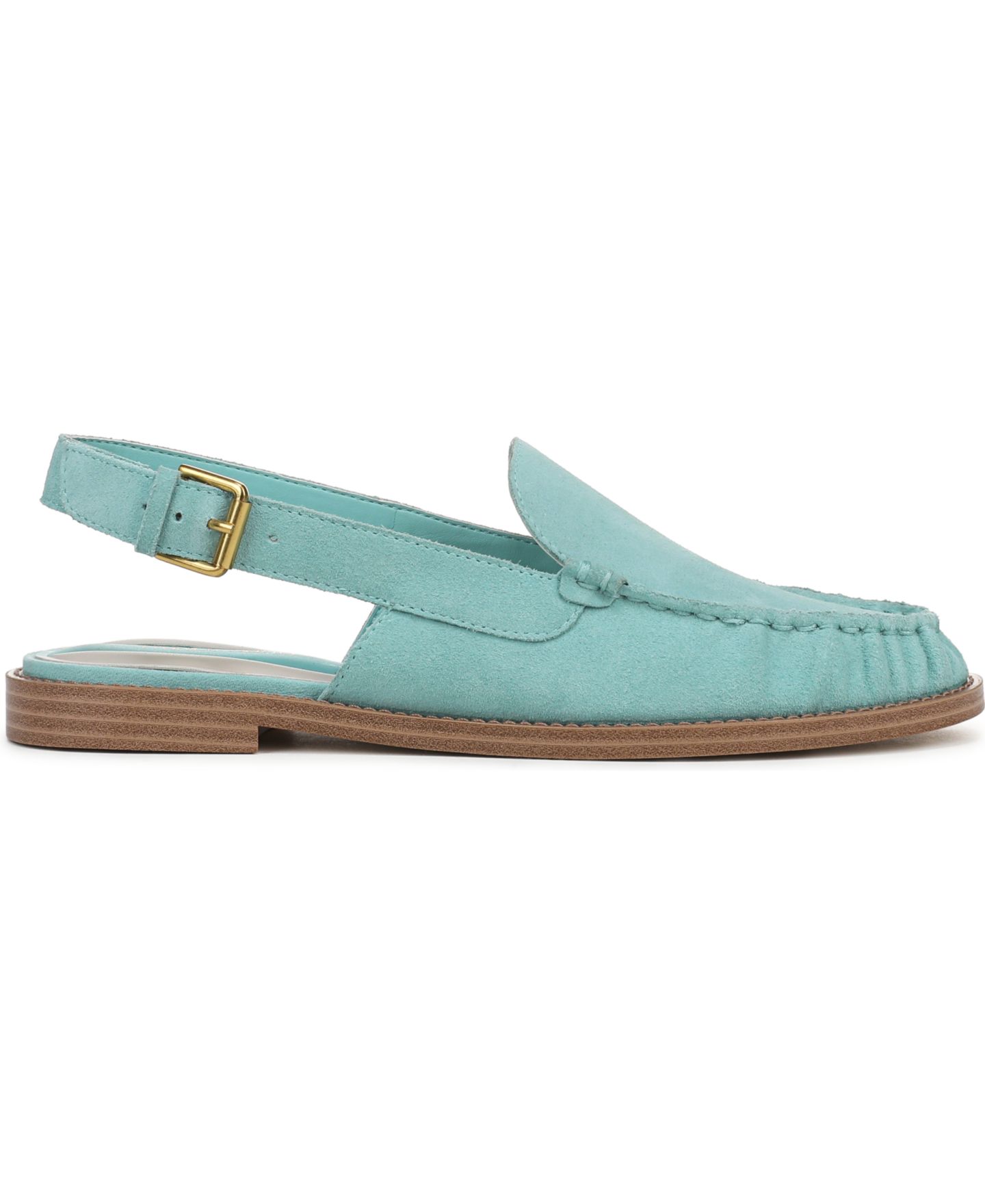 Женские туфли Franco Sarto Sully Round Toe Slingback, цвет: Аквамариновый кожаный — фото 2