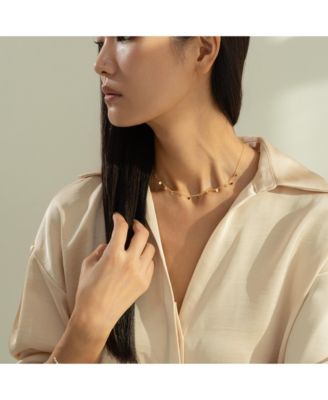 Sterling Silver 18k Gold Plated Katy Small Charms Necklace