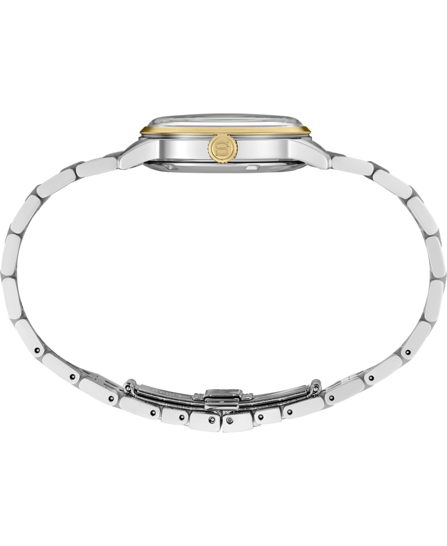 Женские часы Seiko Presage Cocktail Time Mid-Size Two-Tone Automatic Bracelet Watch, 34mm — фото 2