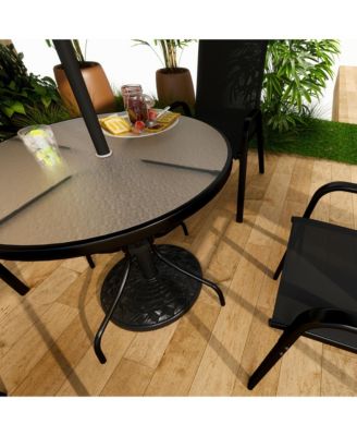 19" Patio Umbrella Base 26 lbs Umbrella Sd for 1.5"/1.9"