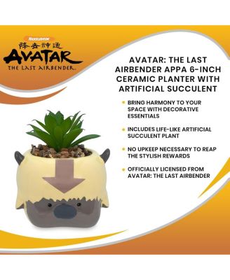 Avatar: The Last Airbender Appa 6-Inch Ceramic Planter With Artificial Succulent