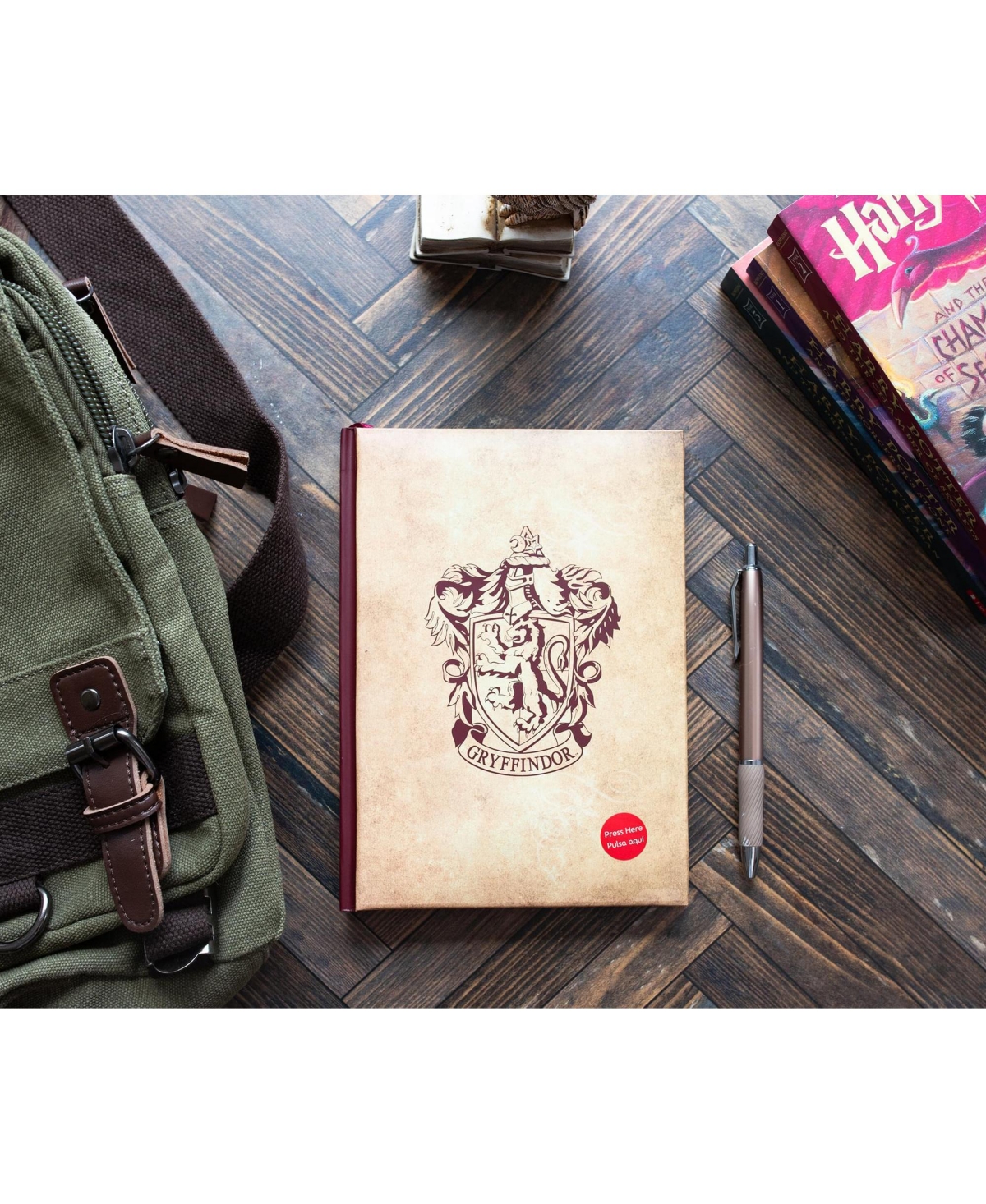 Harry Potter House Gryffindor Light-Up Hardcover Notebook