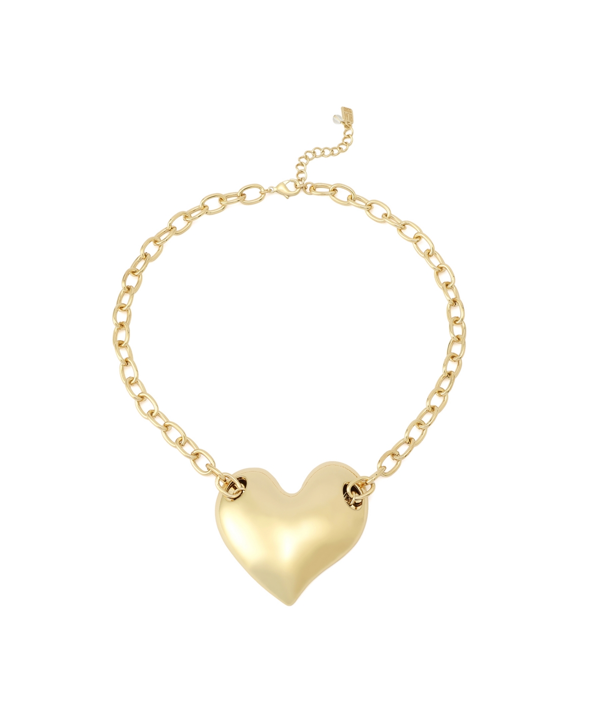 Robert Lee Morris Soho Gold Heart Pendant Statement Necklace