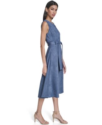 Women's Sleeveless Midi Dress