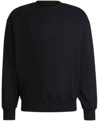 Men's Relaxed Fit Monogram Cotton Sweatshirt
