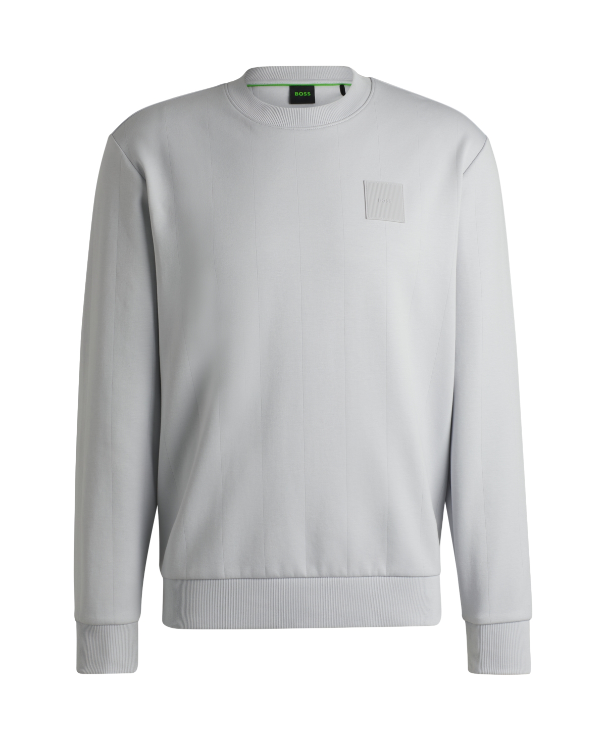 Boss by Hugo Men's Drop Needle Stitching Regular-Fit Sweatshirt