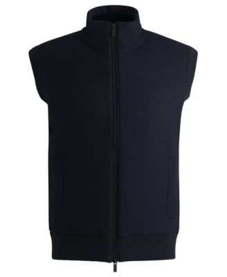 Men's Brushed-Flannel Front Regular-Fit Vest