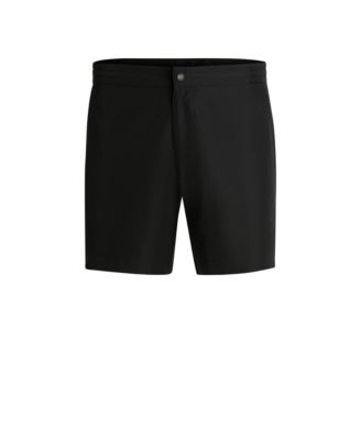 Men's Quick-Dry Ripstop Logo-Trimmed Swim Shorts