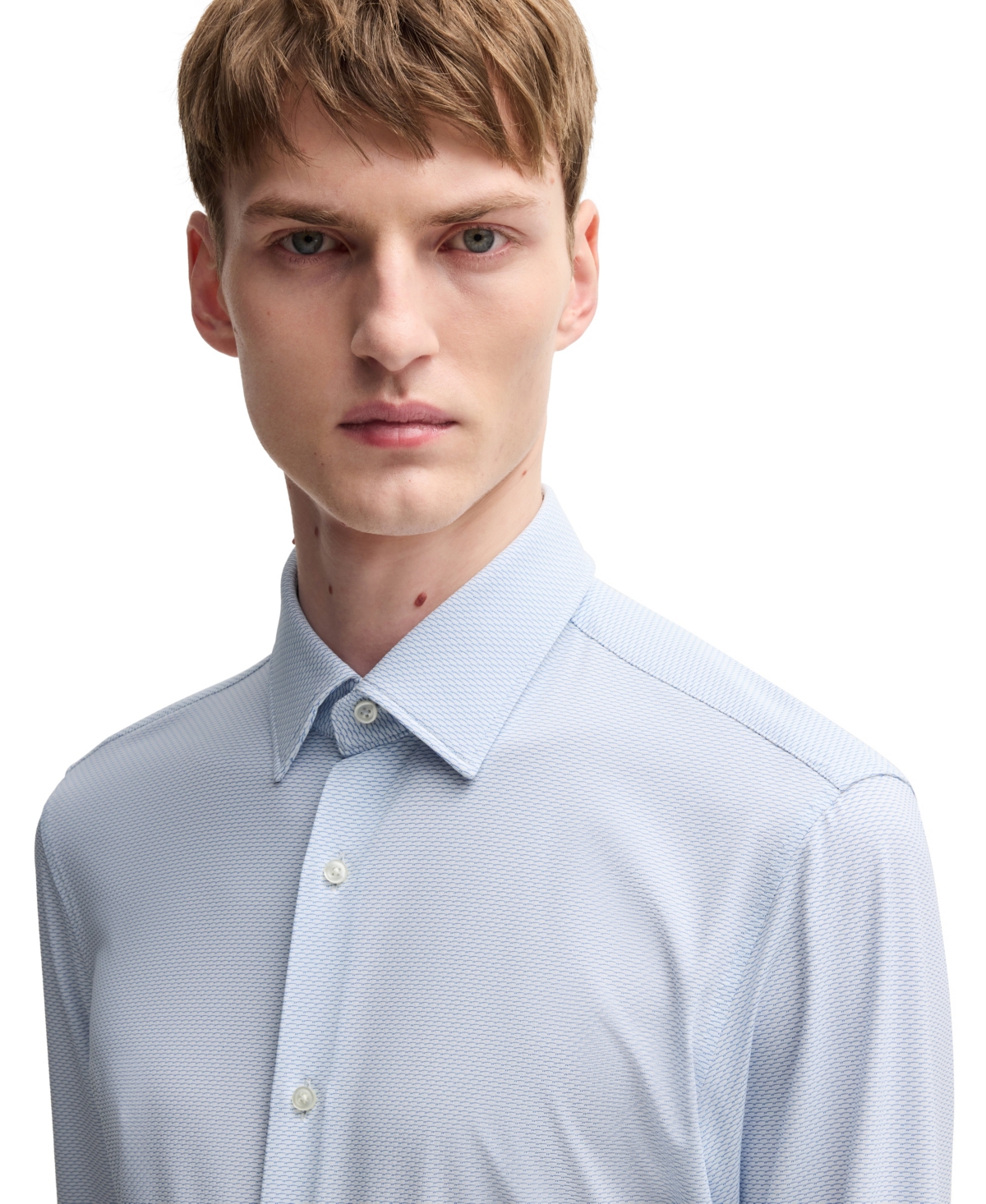 Boss by Hugo Men's Structured Performance Slim-Fit Dress Shirt