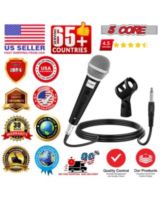 Microphone XLR Dynamic Karaoke Singing Handheld Microfono Professional Vocal DJ Music Mic - 2PCS
