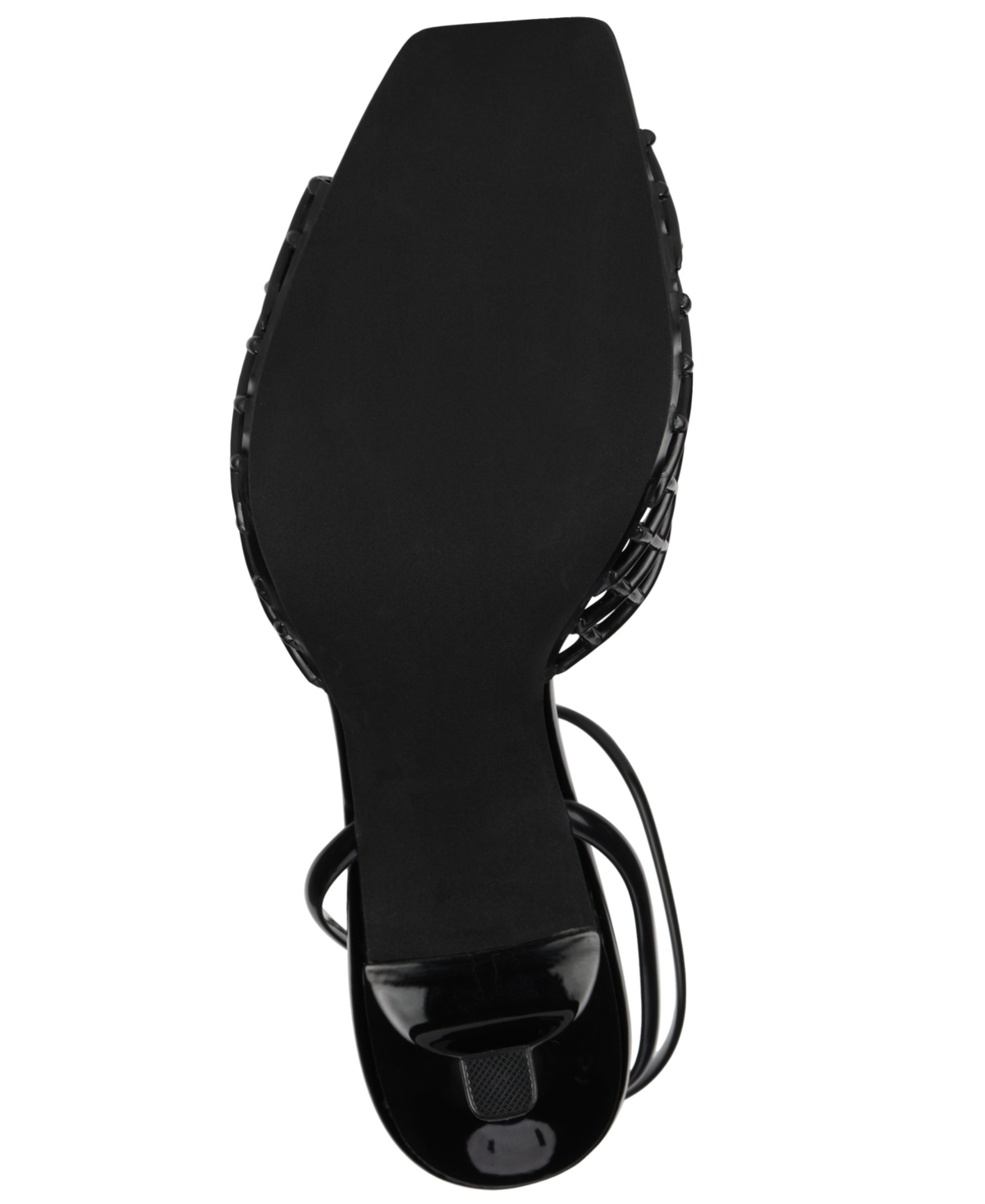 Jeffrey Campbell Women's Lattix Caged Jelly Mid-Heel Dress Sandals