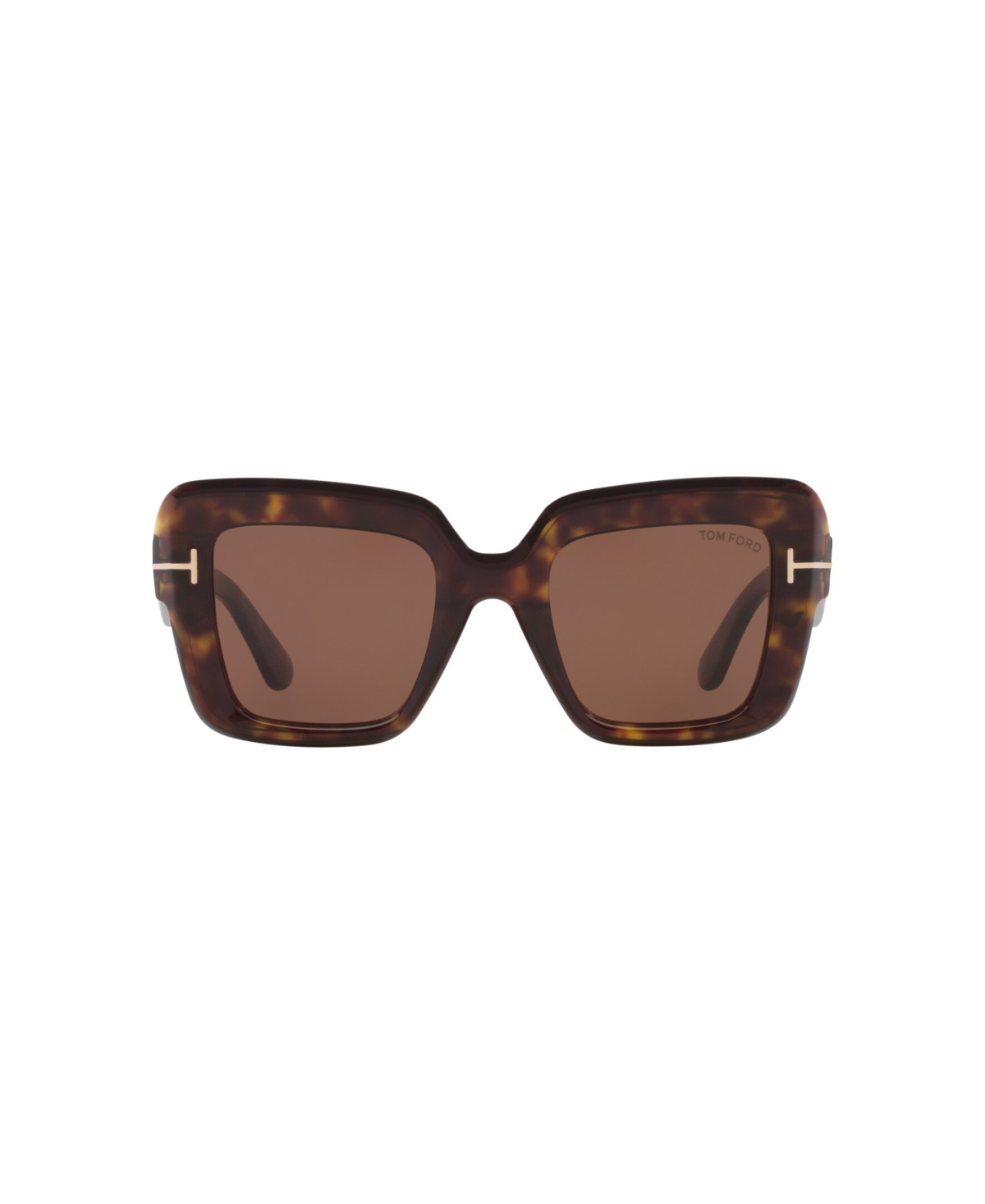 Tom Ford Womens Tr001880 Esme Square-frame Acetate Sunglasses In Brown