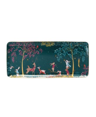 Portmeirion - Sara Miller Woodland Tales Deer Robin Sandwich Tray