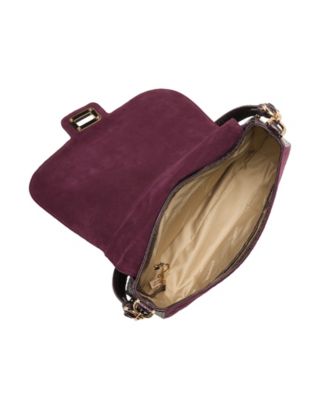 Kristin Small Suede Shoulder Bag 