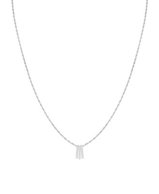 Diamond Pendant Necklace (1/4 ct. t.w.) in Sterling Silver