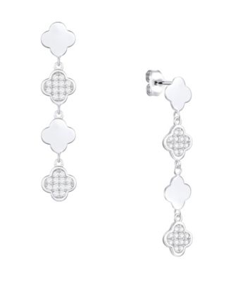 Diamond Drop Earrings (1/4 ct. t.w.) in Sterling Silver