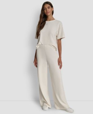 Petite High-Rise Wide-Leg Pants