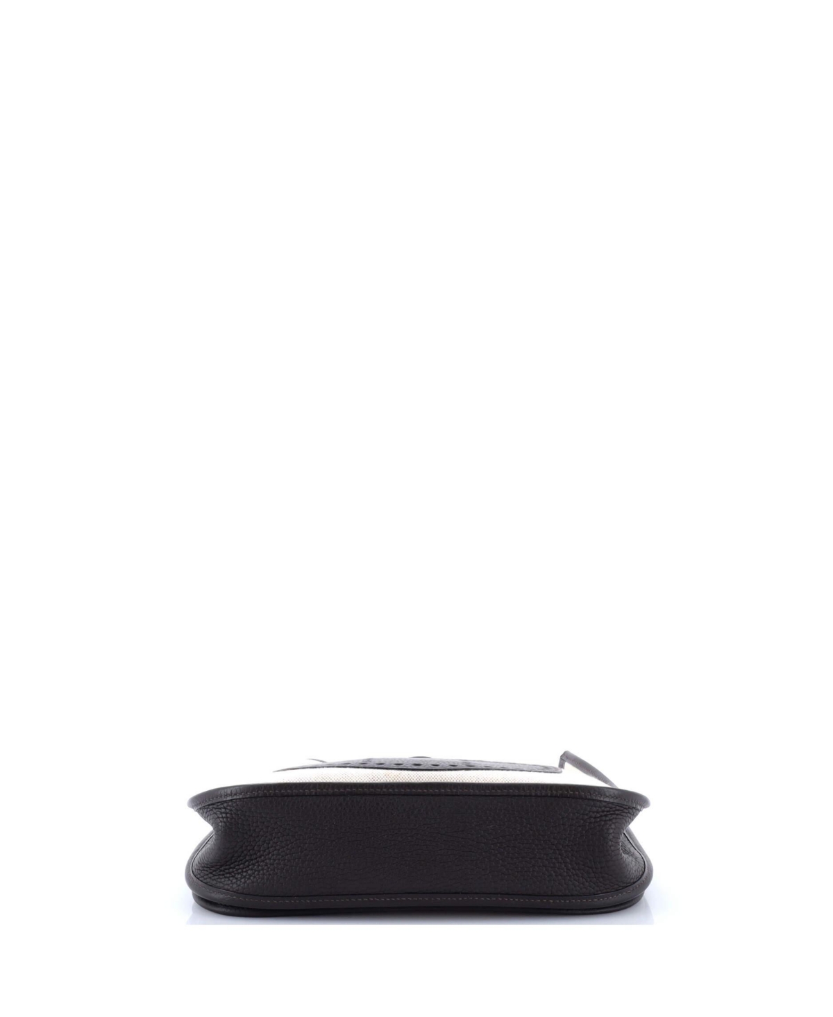 Pre-Owned HERMES Pm Evelyne Bag Gen Ii Toile and Leather