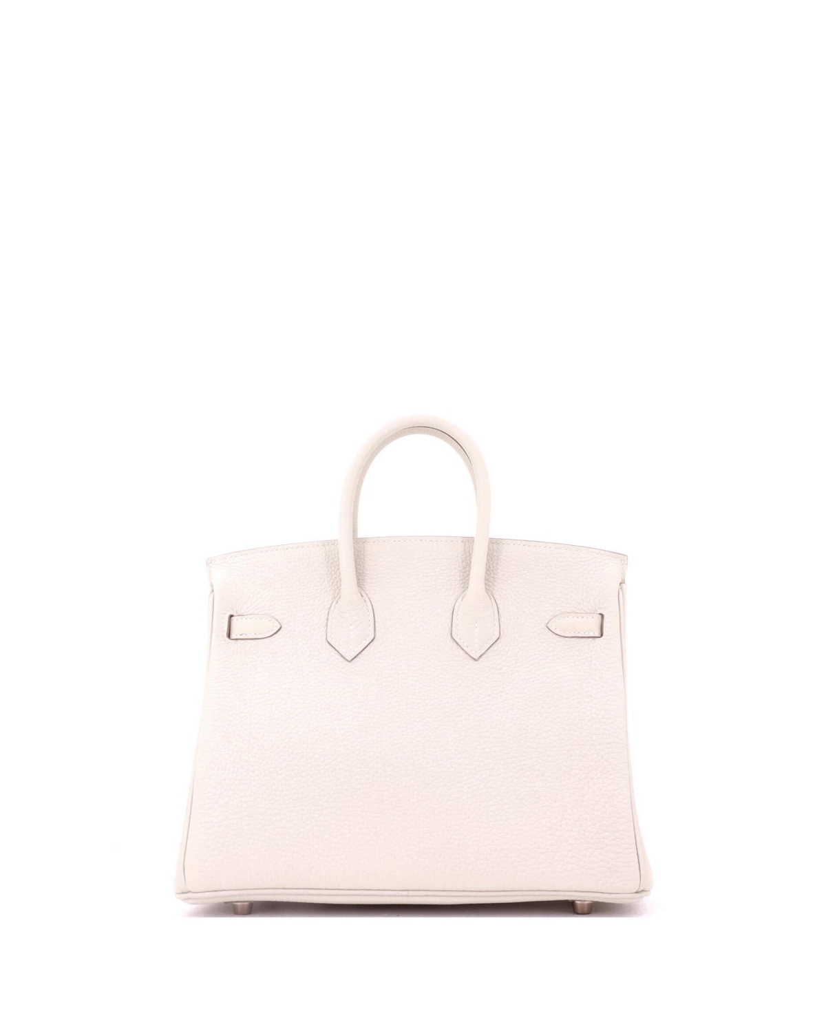 Pre-Owned HERMES Birkin 25 Handbag Light Togo with Rose Gold Hardware