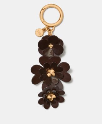 Mixed Material Spade Flower Bag Charms