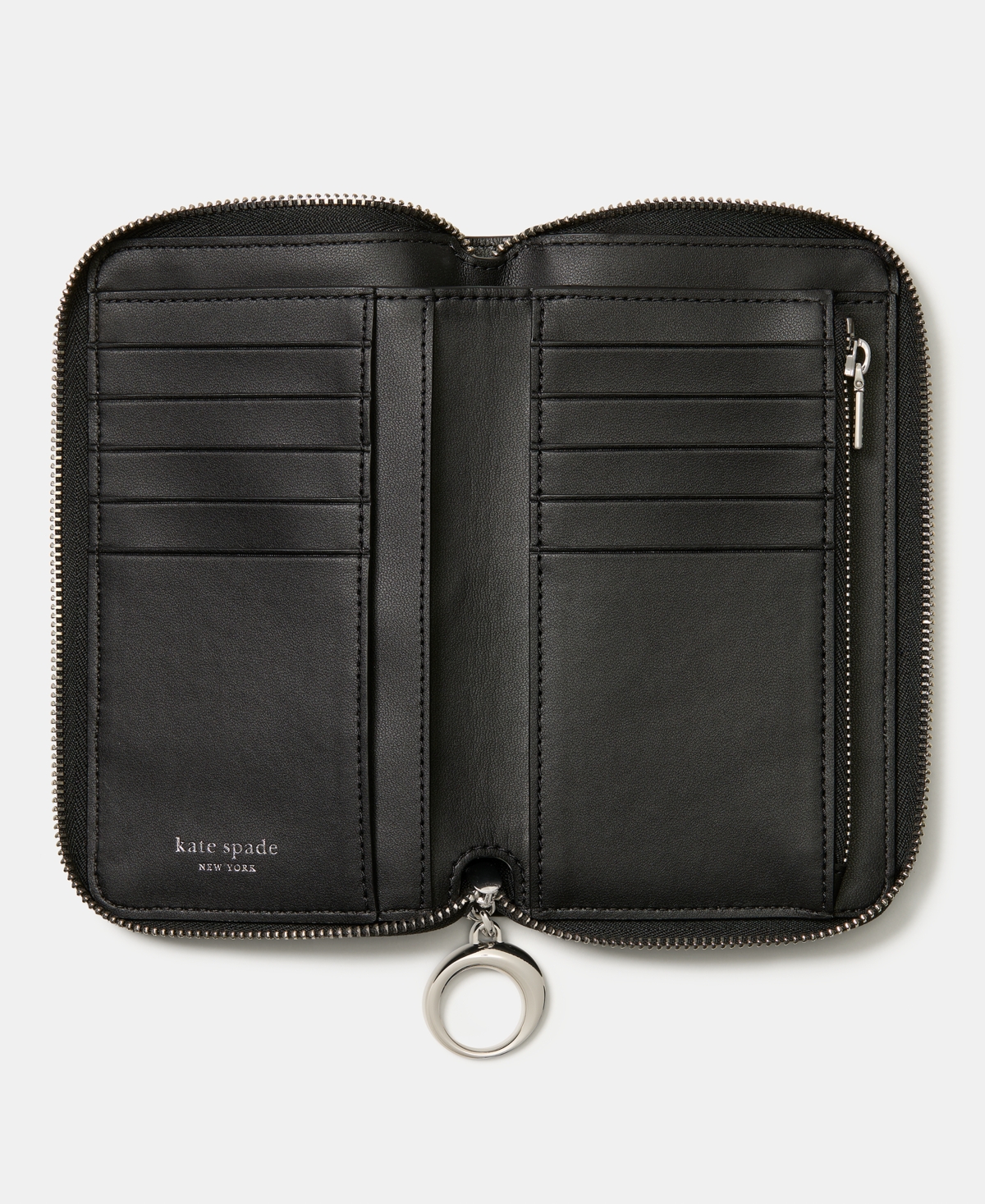 kate spade new york Halo Fine Grain Leather Zip Around Wallet